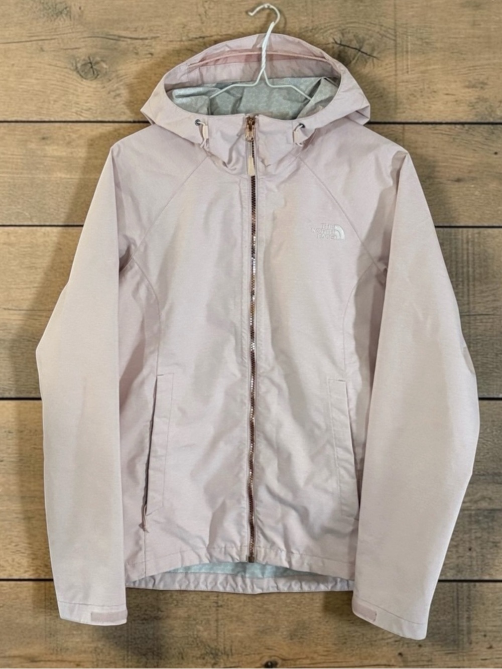 The North Face ‘Rose Gold’ Light Pink Rain Jacket